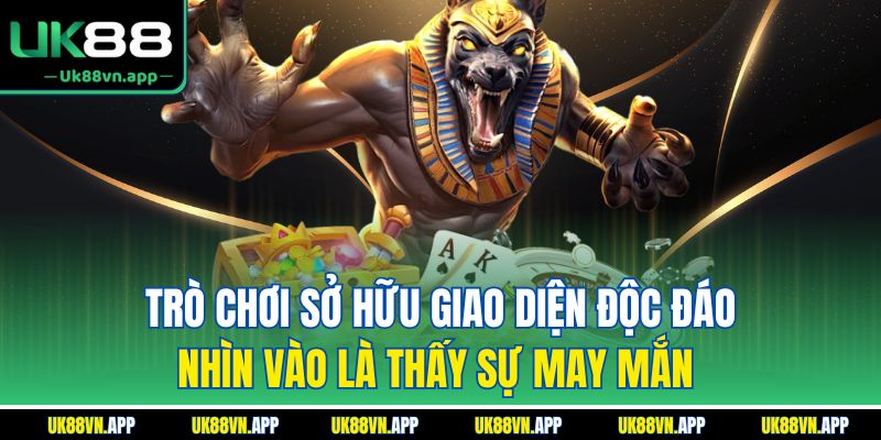 Trò chơi sở hữu giao diện độc đáo, nhìn vào là thấy sự may mắn